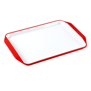 <b>Melamine</b> commercial trays, canteen and kindergarten serving trays, tea trays, bread rectangular two-tone display trays - Product Image 3