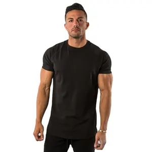 T-shirt Fitness pour hommes, 100% coton, de haute qualité, à séchage rapide, avec Logo personnalisé, faible quantité minimale de commande, nouveau et original