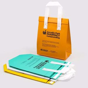 Bolsa Térmica Aislante para Llevar Comida, con Logotipo Personalizado, Desechable, Impermeable, de Papel de Aluminio y Tela No Tejida - Product Image 3