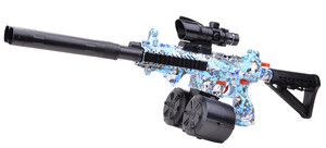 Pistolas de juguete eléctricas Hot Sell M4 de doble cañón Gelblaster Splatter Gel Drum Clips - Product Image 2