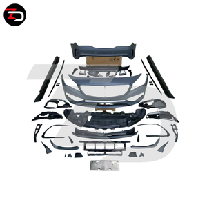 Kit carrosserie style CLA45 2017-2019 en gros avec pare-chocs, calandre principale, jupes latérales pour <span class=keywords><strong>CLA</strong></span> Classe W117 2013-2016 CLA180 200 <span class=keywords><strong>220</strong></span> 250 260 - Product Image 1