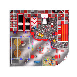 <strong>Ball</strong> Pool Pit <strong>Ninja</strong> Warrior Obstacles Interesting Soft Play Area Center Indoor Playground <strong>Ninja</strong> Swing Bridge with Wall Game - Product Image 3