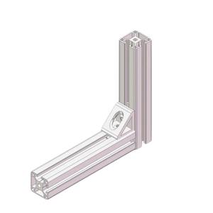 Profilo in Alluminio Industriale 100100 per Carichi Pesanti, Estrusione con Scanalatura a T 6063 T5 Anodizzato per Strutture e Linee di Assemblaggio - Product Image 4