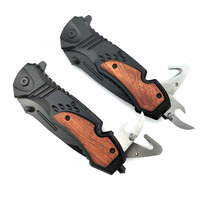 Couteau de poche portable de haute qualité pour le camping et la pêche, couteau pliant multifonctionnel pour l'extérieur