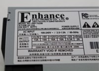 Alimentation électrique ENP-7025B 250W Flex 1U 80 Plus Bronze Active PFC pour serveur NAS