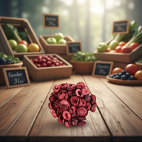 Groothandel Professionele Vriesgedroogde Kersen Zoetzure Ge conserveerde Snack Bulk Instant Fruit FD Kersen Ge conserveerd Water