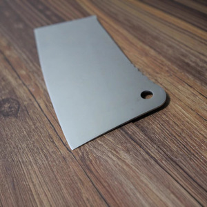 Yangjiang Stainless Steel Meat Cleaver 20cm Blade Red Oak Handle Kitchen Knife Household Use - Product Image 3