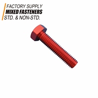 Vente chaude M10 M8 M12 boulons en PTFE téflonés entièrement filetés goujons écrous boulons de bielle double face fabricants directs