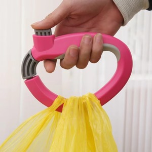 Random 1Pcs Portable Bag D-type Lifter Carrier Tool Bags Grip Shopping Grocery Bag Holder <b>Clips</b> Handle Labor Saving Tool <b>Hook</b> - Product Image 2