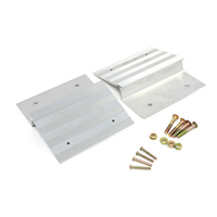 Kits de rampe de chargement de camion raccords de pente d'échelle support de rampes en alliage d'aluminium de 8 pouces et Kit de pieds en caoutchouc pour camions de voiture de tondeuse à gazon
