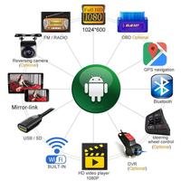 Autoradio Android 9 pouces double 2din Lecteur multimédia vidéo universel Autoradio stéréo écran tactile Lien miroir Carplay