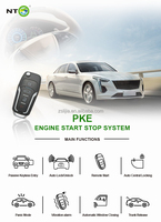 NTO 12V Prix Usine PKE Démarrage à Distance Universel pour Voiture, Système d'Alarme de Voiture avec Clé Intelligente et Bouton de Démarrage/Arrêt