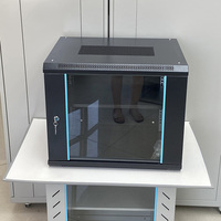 Armoire de serveur réseau métallique personnalisée 9U de 19 pouces, profondeur 600 mm, en stock