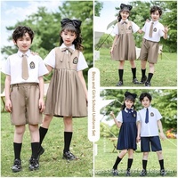 Seragam Rompi Sekolah Dasar untuk Anak-anak Unisex, Kostum Pertemuan Olahraga Sekolah TK, Paduan Suara, Pertunjukan, dan Recitation