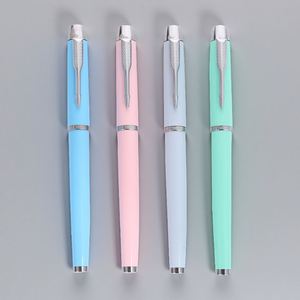 Luxury Metal Ballpoint Pen Custom Logo Engraving Personalized Gift Advertising 1.0mm Writing Width Wholesale Pens - Product Image 1
