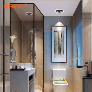 ERDU Encastré Étanche <span class=keywords><strong>IP44</strong></span> Led Plafonnier Downlight pour <span class=keywords><strong>Salle</strong></span> <span class=keywords><strong>De</strong></span> Bains Intérieure Éclairage Lampes LED <span class=keywords><strong>Spot</strong></span> - Product Image 5