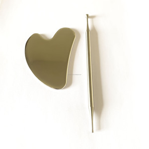 Factory Direct Großhandel 304 Medizinischer Edelstahl Gua Sha Werkzeug Oem Metall Guasha Muskel Myo fascial Massage gerät Werkzeuge - Product Image 3