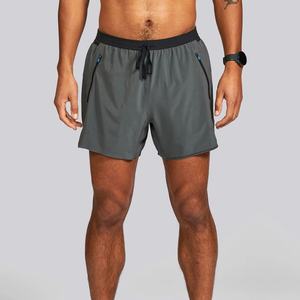 Pantalones Cortos Deportivos 2 en 1 para Hombre, Malla Transpirable de 5 Pulgadas, para Fitness, Entrenamiento, Atletismo y Running - Product Image 1