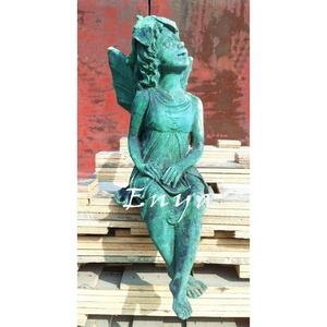 Statues de fées de jardin <span class=keywords><strong>en</strong></span> fonte de <span class=keywords><strong>fer</strong></span>, grandes et métalliques, pour décorations de jardin - Product Image 5