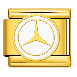 LAMOON Bracciale a Maglie Moda in Acciaio Inossidabile Oro Argento con Elementi per Logo o Emblema Personalizzato, Adatto a Charm Italiani da 9mm per Creazione di Gioielli Fai-da-Te - Product Image 5