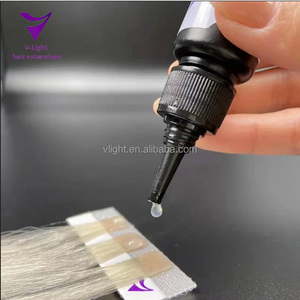 Produit populaire Invisible Adhésif <span class=keywords><strong>V</strong></span> Light Hair Extension Glue <span class=keywords><strong>V</strong></span> light system Hair Extension Tools Kit - Product Image 1