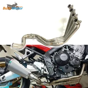 Full Exhaust System For Honda CBR650R CB650 Exhaust Complete CBR650F CB650F Exhaust Pipe Muffler 2014-2020