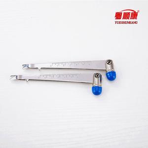 Martillo de percusión de acero inoxidable Yue Shunkang con escala, herramienta de diagnóstico médico multifuncional para examen y enseñanza - Product Image 2