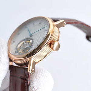 Reloj Deportivo de Lujo, Automático, Mecánico, con Tourbillon, de Acero Inoxidable, con Correa de Cuero Vacuno/PU - Product Image 4