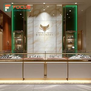 Sistema de Exhibición de Joyería Personalizado con Acabado Laminado, Vitrina de Vidrio para Tiendas de Marca - Product Image 5