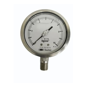 Manómetro ALH-2 de Acero Inoxidable, Instrumento de Medición de Presión de Alta Precisión para Procesos Hidráulicos, Neumáticos e Industriales - Product Image 1