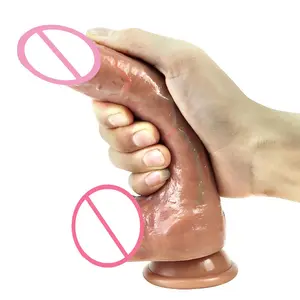 Super Real Skin Silicone Big Huge Dildo Realistic Suction Cup Cock Male Artificial Rubber Penis Dick Sex Toys for Women Vaginal