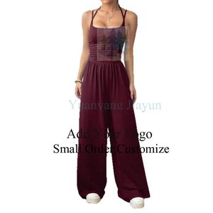 Ensemble personnalisé pour <span class=keywords><strong>femme</strong></span> : crop top tube et pantalon taille haute - Product Image 5