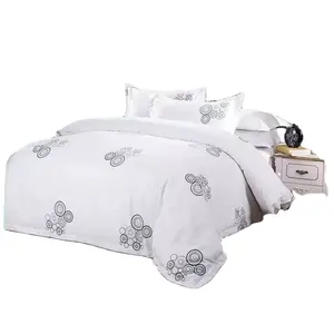 Excellent quality delicate jacquard dubai hotel bedding set