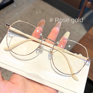 Kính mắt tròn chống bức xạ ánh sáng xanh khung kim loại cao cấp dành cho nam và nữ, thời trang sang trọng, khung kính cận thị - Product Image 5