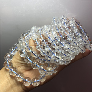 Chakras naturel blanc <span class=keywords><strong>Asse</strong></span> cristal blanc semi-précieux pierre boule bracelet pierre mode femme bijoux - Product Image 4