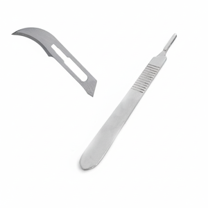 Steel Surgical <b>Scalpel</b> <b>Blade</b> Instrument Set Made in Pakistan Manual Surgical Tool Custom Logo Option Medical Use 3-Year Warranty - Product Image 1