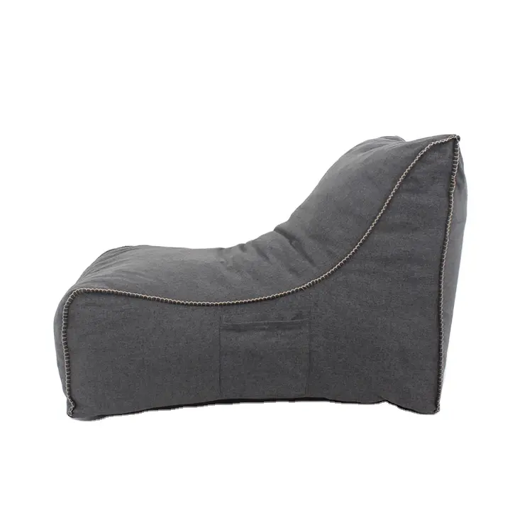 מותאם אישית רך פוף עצלן ספה מקורה סלון רהיטי שקית שעועית ספות מנוחת רגל שרפרף מודרני סט מורדן, חתך ספה