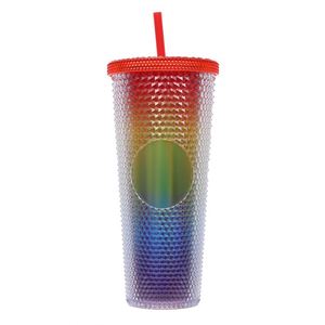 24oz kim cương Durian cup 710ml nắp và rơm lạnh Cà Phê Đá cốc nước - Product Image 4