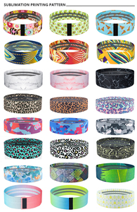 LADYGLOW <span class=keywords><strong>Bande</strong></span> de Résistance pour Entraînement Impression Logo Personnalisé 3 Bandes de Fessiers en <span class=keywords><strong>Tissu</strong></span> Coton Ensemble de Bandes de Résistance en <span class=keywords><strong>Tissu</strong></span> Fitness - Product Image 6