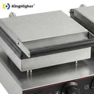 Gaufrier électrique professionnel double pour gaufres belges, en acier inoxydable robuste, grande capacité, haute productivité, pour l'industrie alimentaire - Product Image 6
