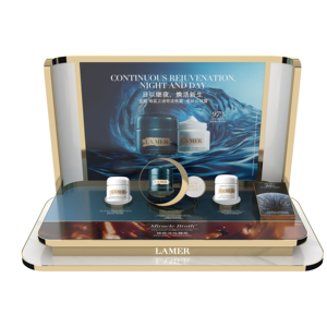 Tùy chỉnh truy cập hàng đầu hiển thị mỹ phẩm nước hoa tinh dầu Led Acrylic ánh sáng chăm sóc da hiển thị đứng cho cửa hàng - Product Image 1