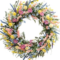 Guirlande florale de luxe printanière avec baies, guirlande artificielle faite à la main pour mariage, fête, décoration murale, porte, célébration, festival