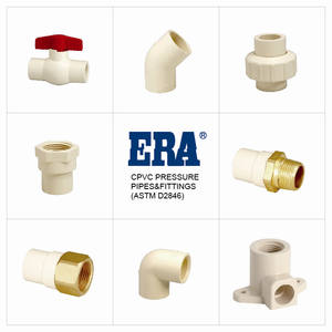 Pas cher Vente en gros Raccords écologiques ERA <span class=keywords><strong>CPVC</strong></span> ASTM D2846 Standard CTS Vanne à boisseau sphérique compacte - Product Image 2