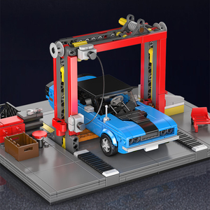 Mould King 24086 Garage de réparation et Challenger Muscle Car Mini World Series – Briques de construction pour enfants - Product Image 4