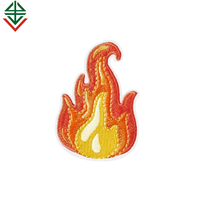 Échantillon gratuit pompier fer sur patchs appliques brodées pompier pompier jeu de rôle costume
