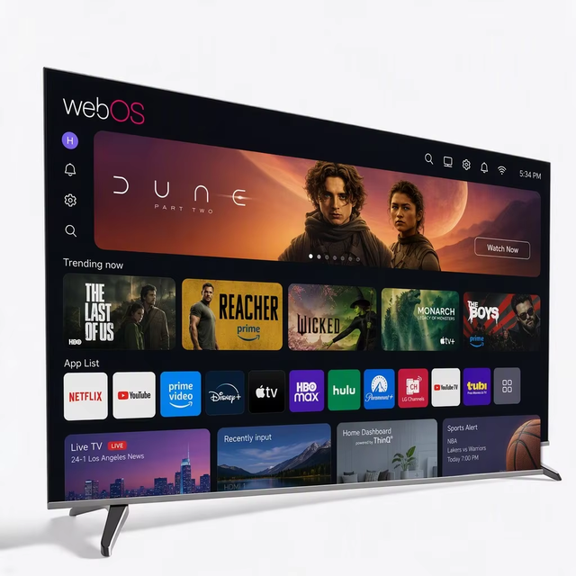32-55 Inch HD FHD 4K UHD Smart LED TV WOBOS System OEM ODM Android 14.0 HDR WiFi Frameless Flat Screen Television