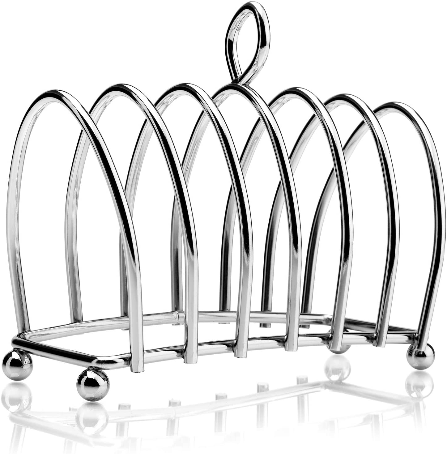 Lot De 2 Supports à Toasts En Métal Noir - Idéal Pour Ranger Les Tranches De Pain Et Garder La Fraîcheur, Dimensions 14.5x12x8.6 Cm