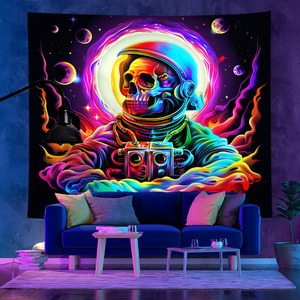 <span class=keywords><strong>Tapiz</strong></span> Fluorescente UV con Temática de Halloween |   Decoración de <span class=keywords><strong>Pared</strong></span> Estilo Ins para Habitación |   Telón de Fondo para el Hogar en Oferta en <span class=keywords><strong>Amazon</strong></span> - Product Image 5