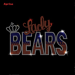 Parches Termoadhesivos Personalizados con Diseño de Logotipo de Equipos Deportivos de Chicago, con Pedrería y Brillantes - Product Image 6