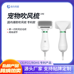 <b>Pet</b> Hair Dryer <b>Brush</b> 2 In 1 Multifunctional Grooming Tool For Dogs Cats - Product Image 5